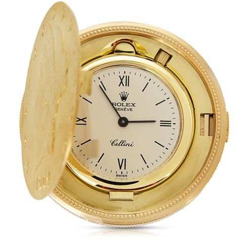 rolex cellini gold coin watch.